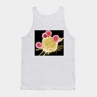 T lymphocytes and cancer cell, SEM (C001/1678) Tank Top